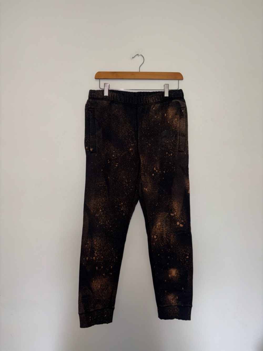 Roots ~ Black Splatter Sweatpants